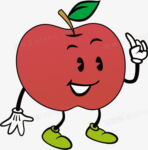 关键词:              水果苹果卡通插漫画手绘