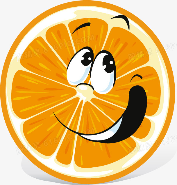 关键词:              橙子可爱水果微笑表情卡通黄色