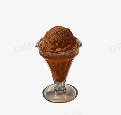 夏天 冷饮冰淇淋 巧克力甜筒