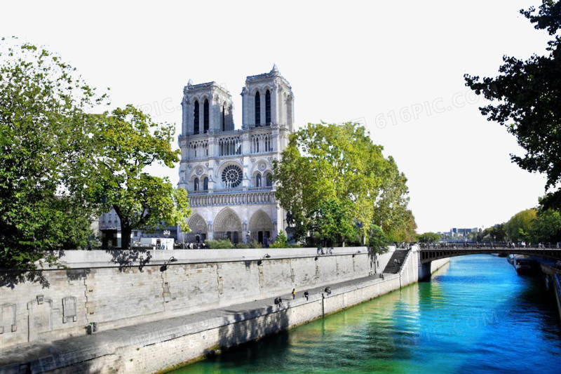 法国巴黎圣母主教座堂摄影