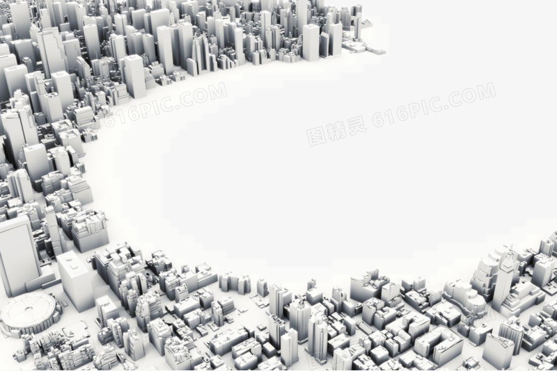 3D立体建筑城市