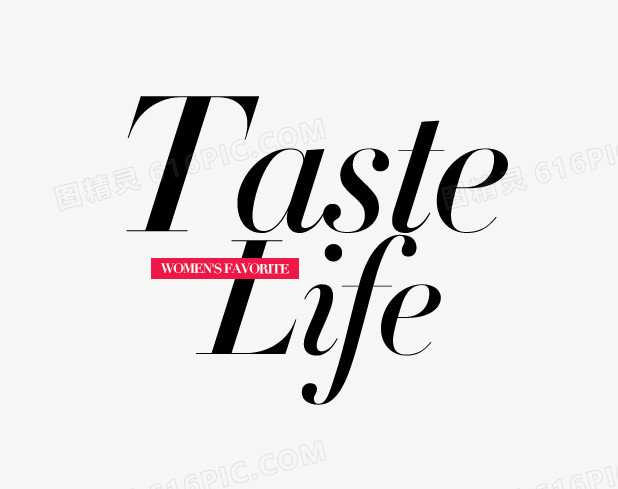 关键词:              英文字艺术字tastelife