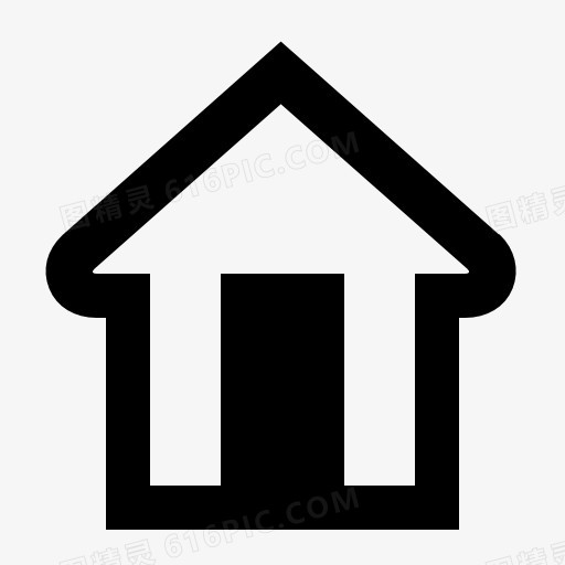 小房子的符号图标