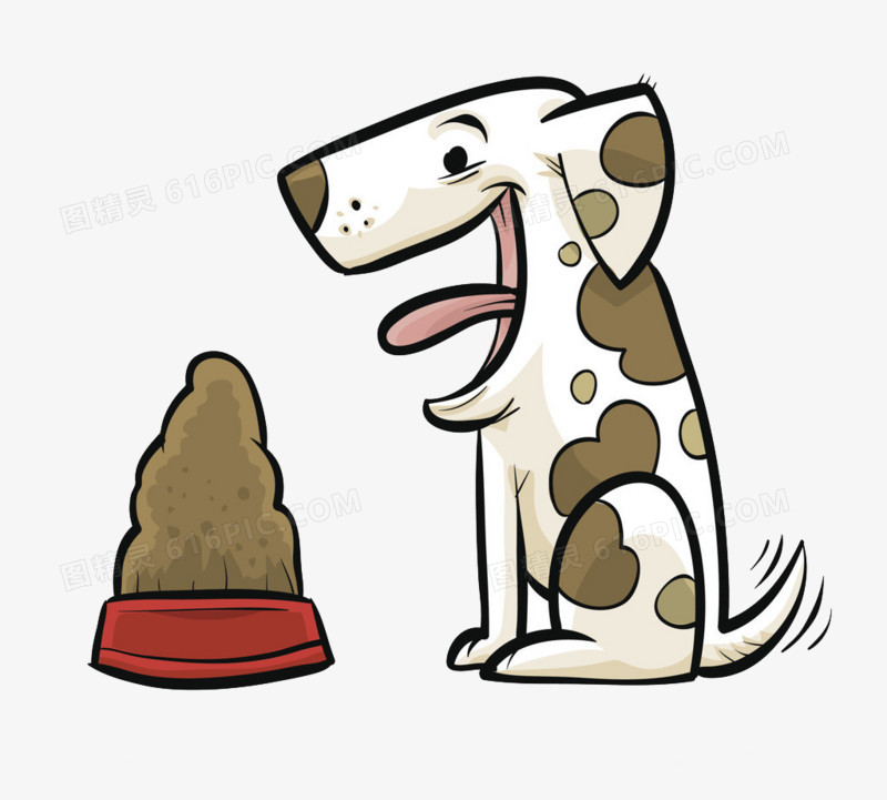 卡通图案宠物 斑点狗
