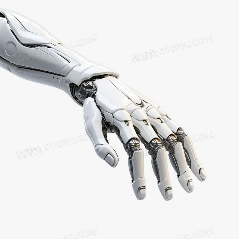 3D机械手臂人工智能科技元素