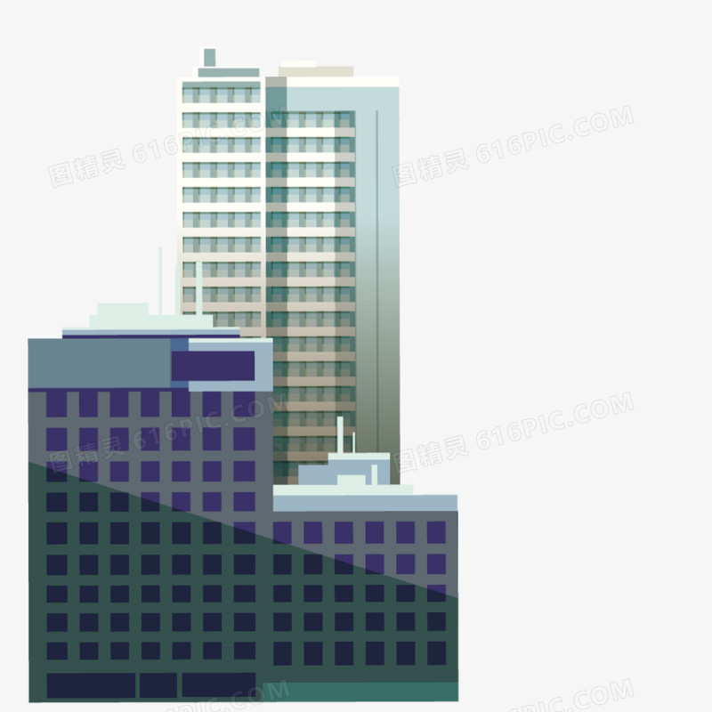 矢量高楼建筑