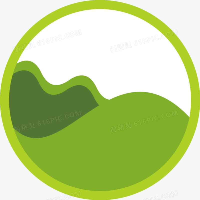 矢量绿色设计创意LOGO图标