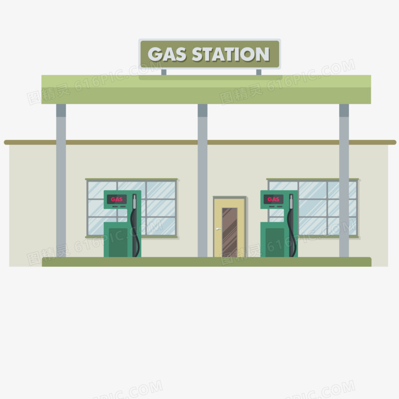 扁平化加油站
