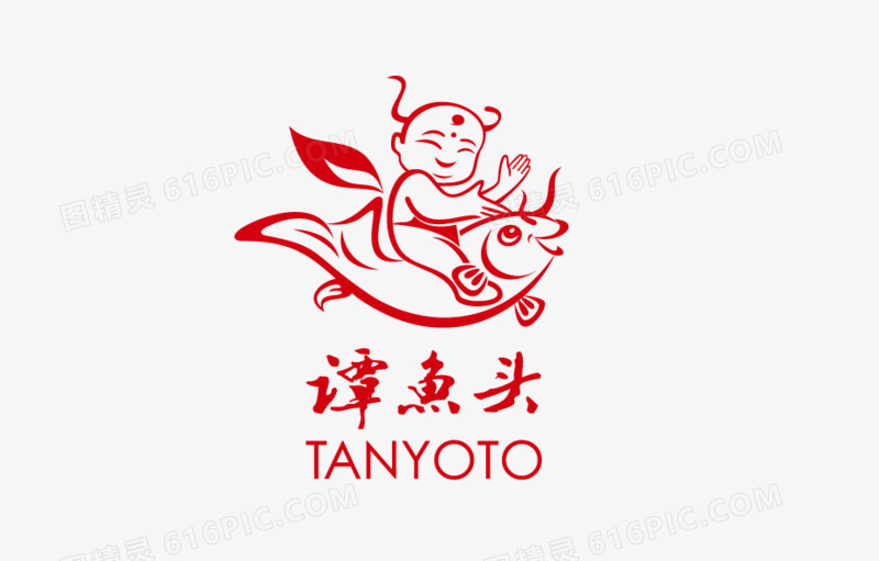 谭鱼头logo标志