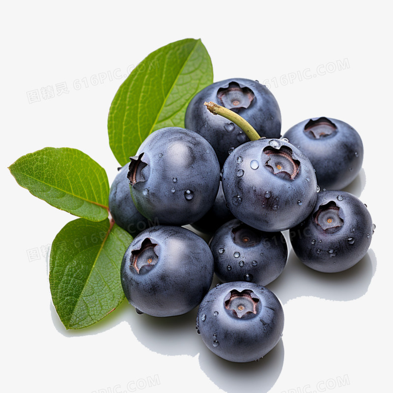 蓝莓水果免抠元素