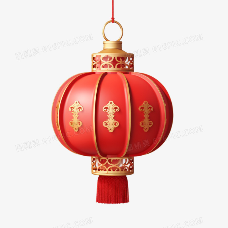 中式红灯笼热闹喜庆免抠元素