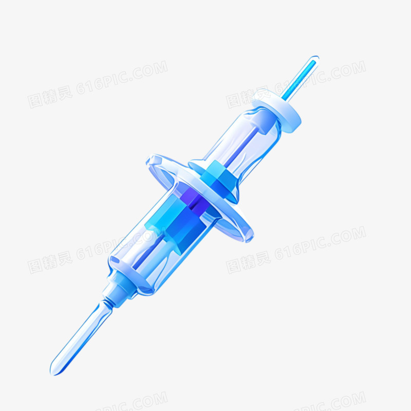 3D医疗办公针管免抠元素