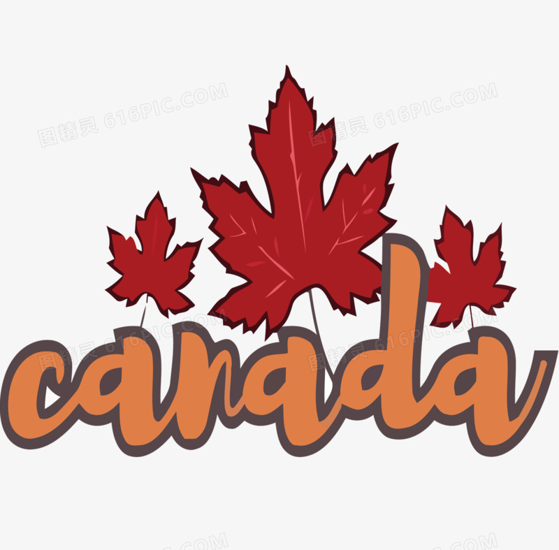 矢量枫叶加拿大标志素材