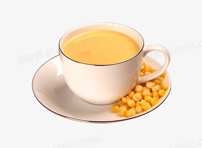 咖啡杯玉米汁