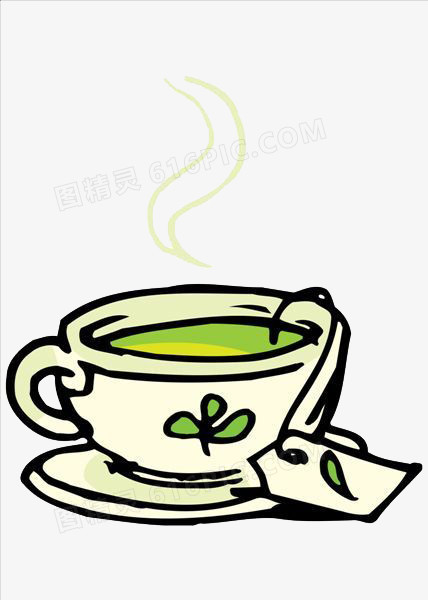 卡通奶茶杯玻璃茶杯茶杯矢量图茶壶茶杯花茶杯手绘茶杯茶杯矢量素材