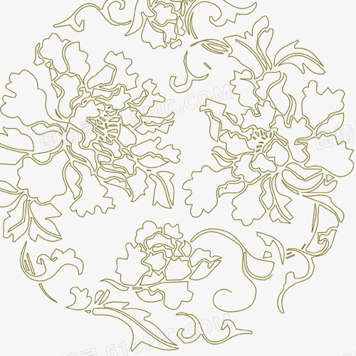 中秋节折页设计花纹背景