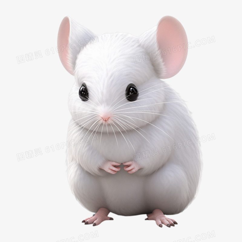 3D立体小鼠免抠元素