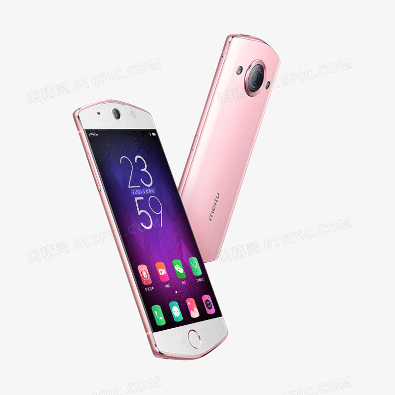 m6手机粉色 素材图