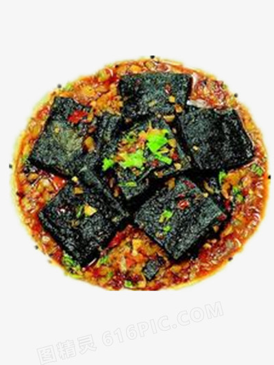 黑色臭豆腐