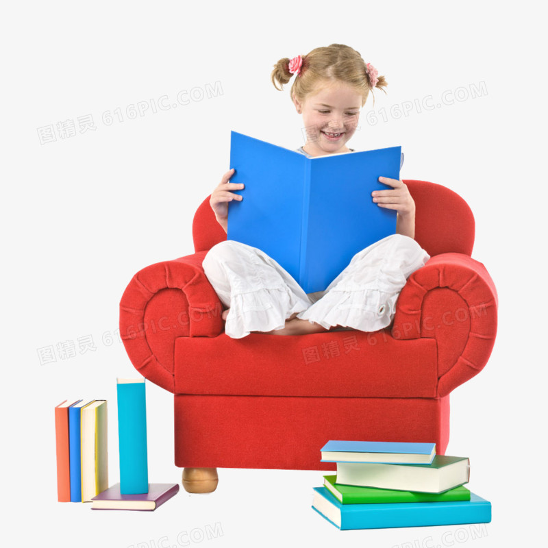 看书的小孩