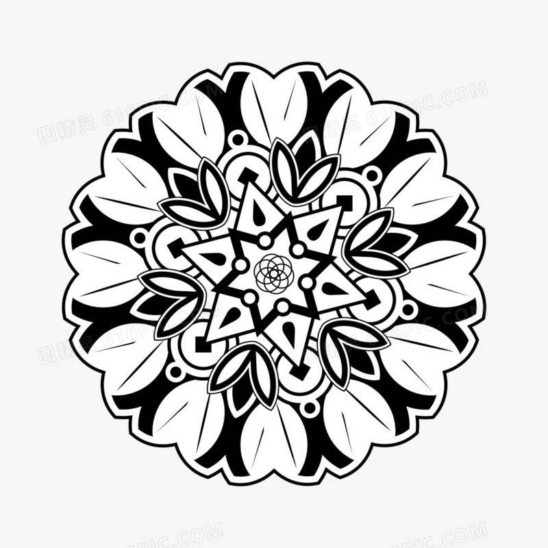 花形花纹