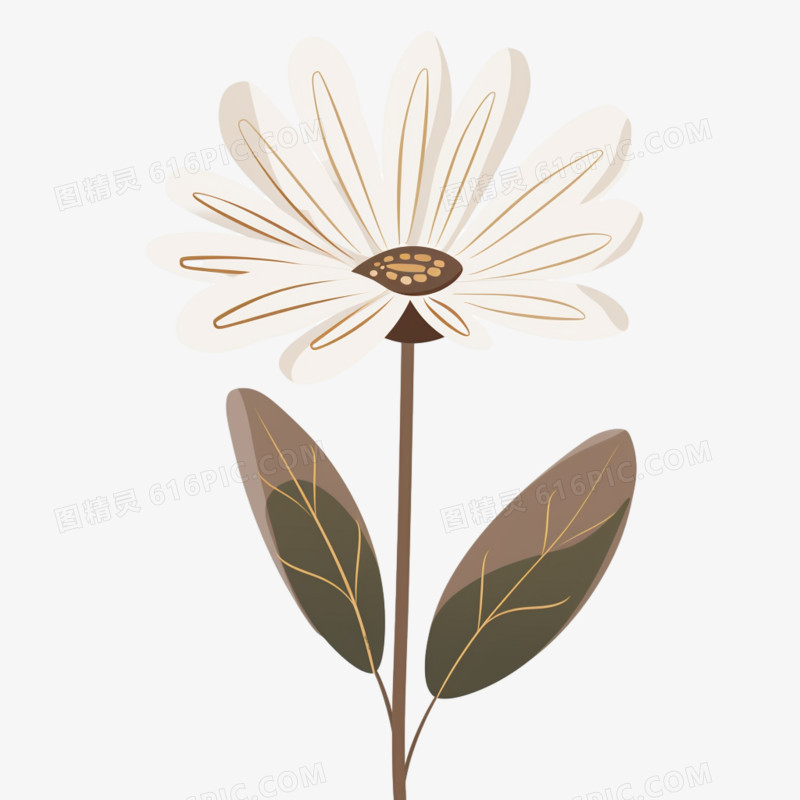 单个花朵免抠元素