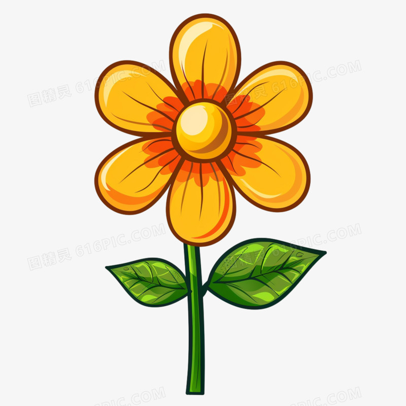 单个花朵免抠元素