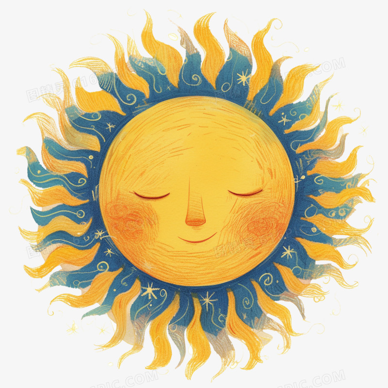 卡通太阳免抠元素