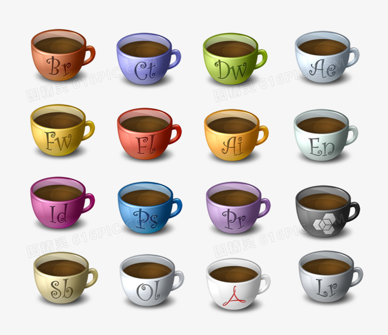 软件咖啡杯PNG图标