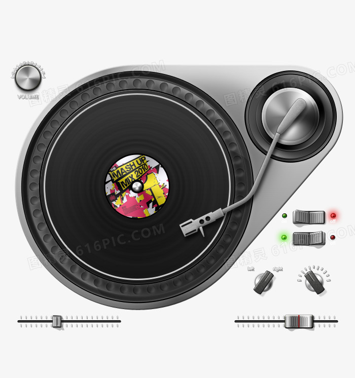 个性音乐播放器按钮设计PSD源文件