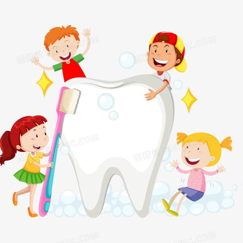 刷牙齿的小孩图片免费下载_高清png素材_图精灵