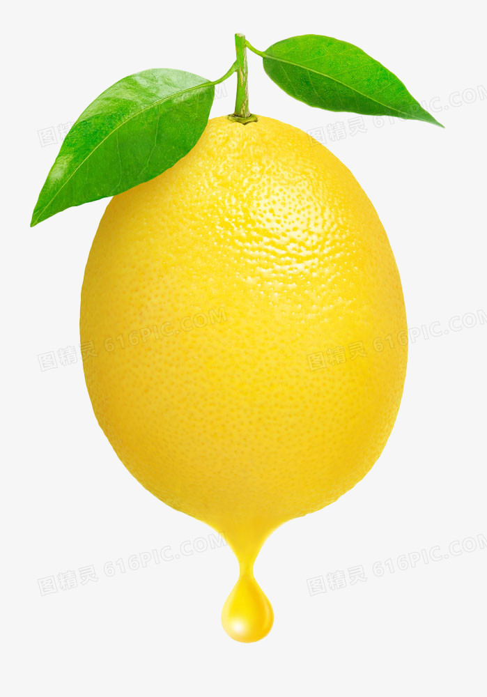 黄色柠檬果汁
