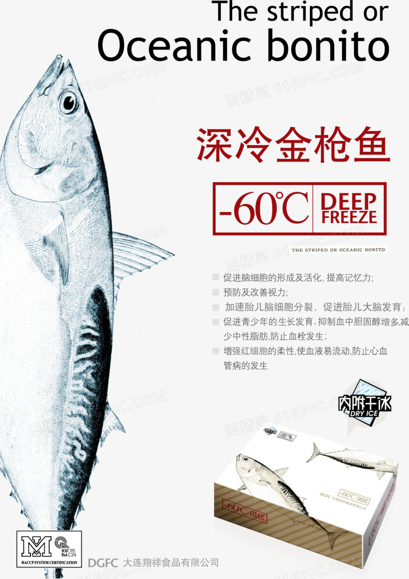 金枪鱼促销宣传海报图片