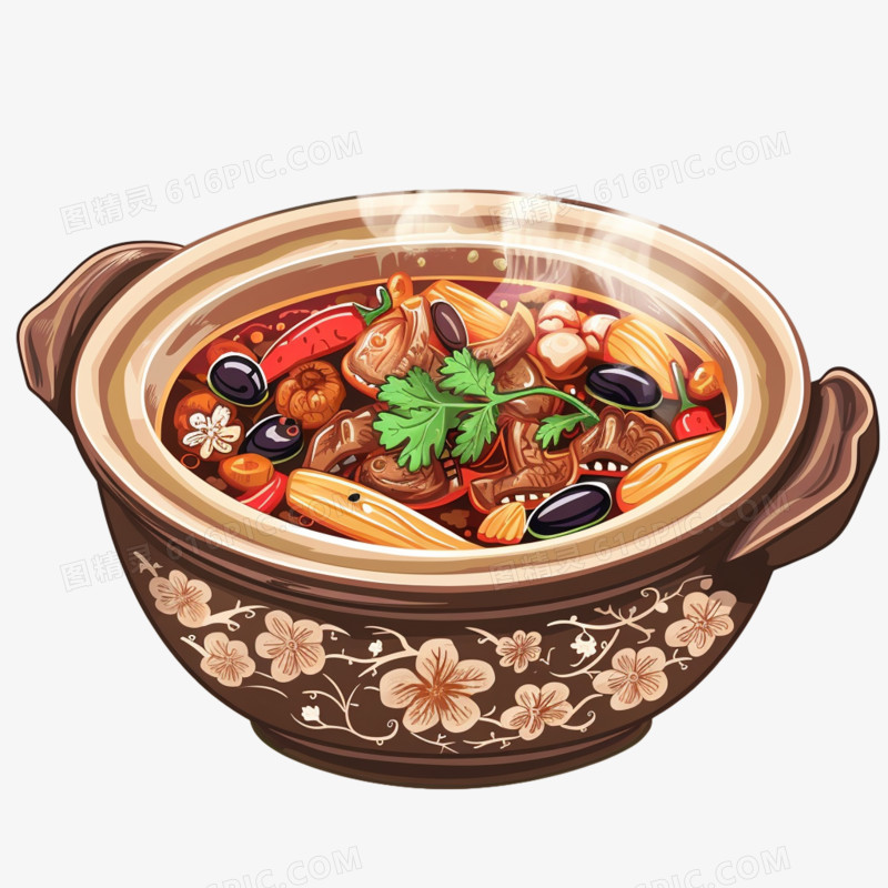 中国八大菜系安徽菜免抠元素
