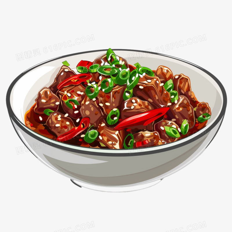 中国八大菜系湖南菜免抠元素