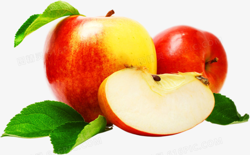 3d卡通手绘食物素材 苹果