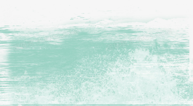 水珠卡通手绘海浪图片