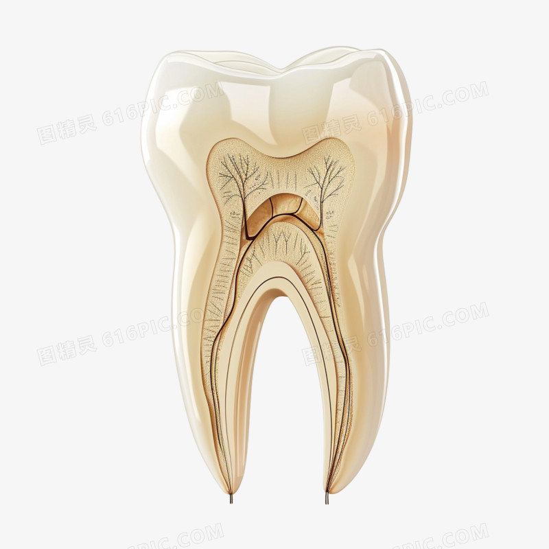3D蛀牙坏齿神经治疗元素