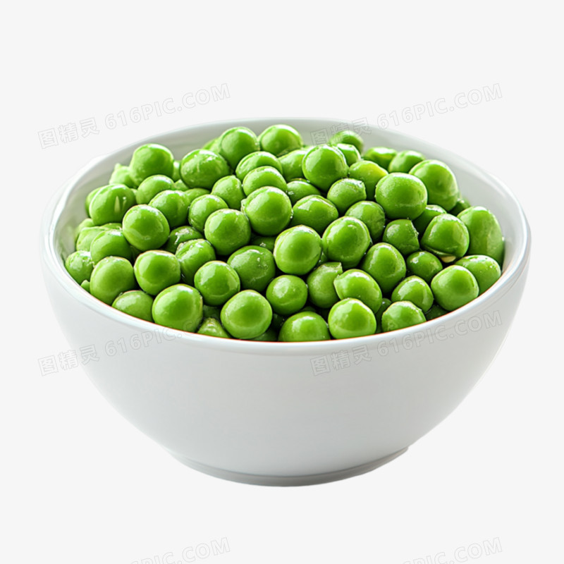 实拍蔬菜食材青豆免抠元素