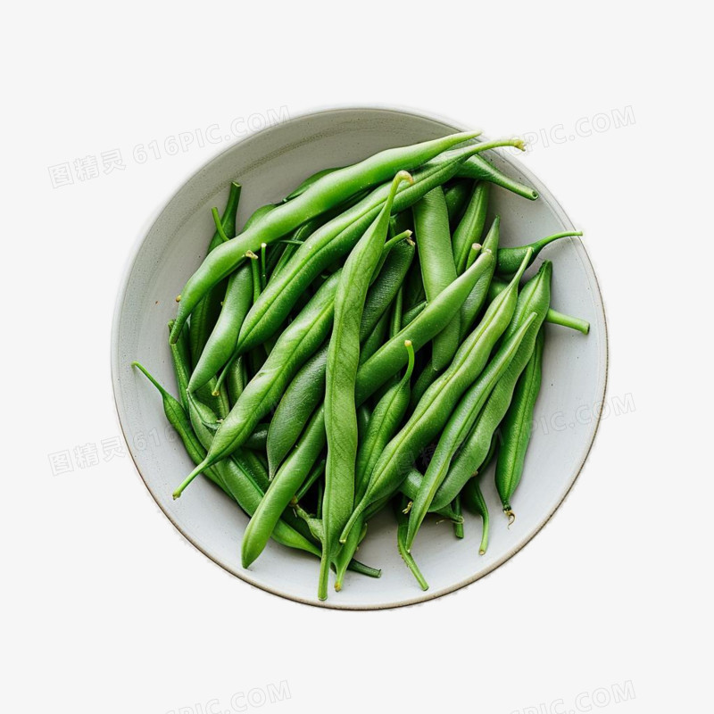 蔬菜四季豆免抠元素