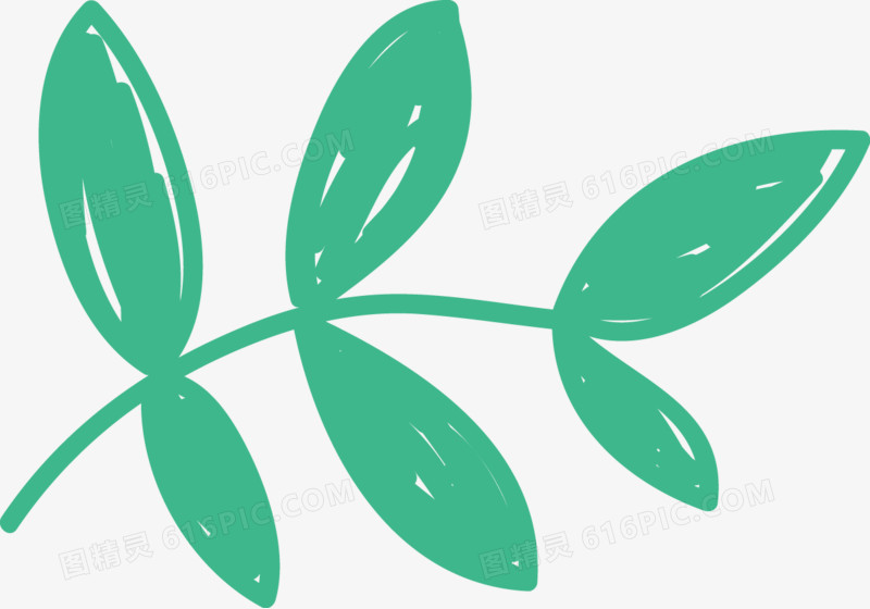 关键词:卡通可爱树叶叶子手绘线描教育设计创意花朵图精灵为您提供