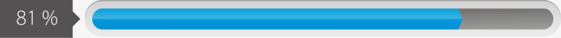 网页精美矢量进度条
