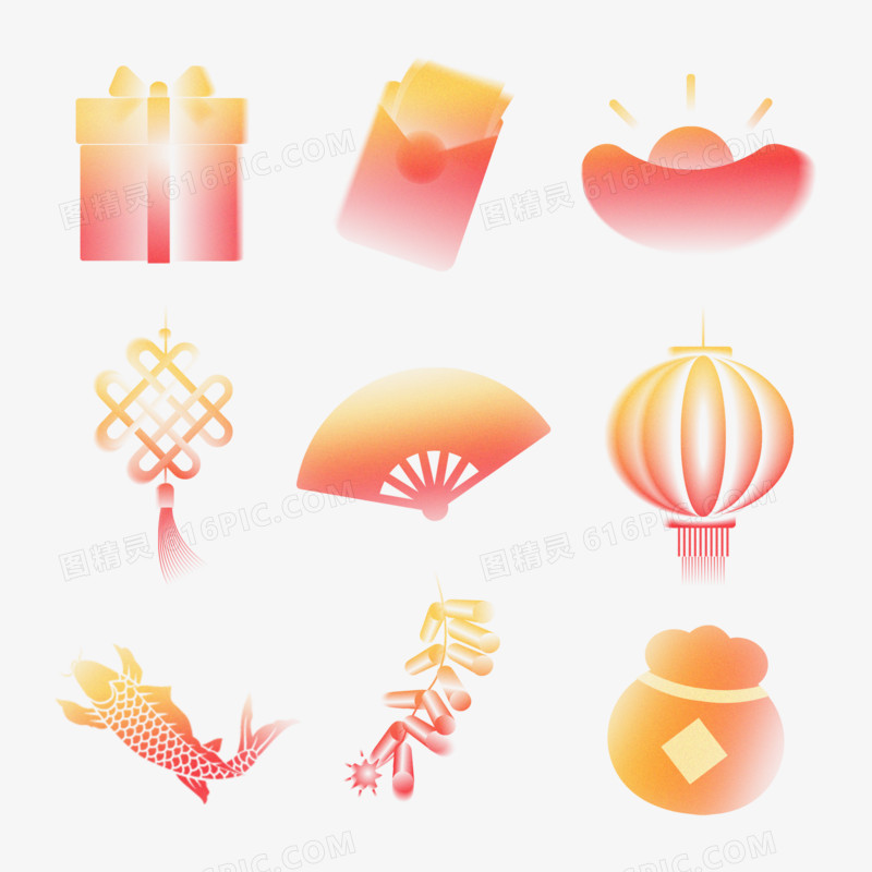 一组小元素套图合集素材