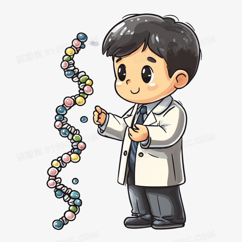 卡通风格男医生的免抠元素