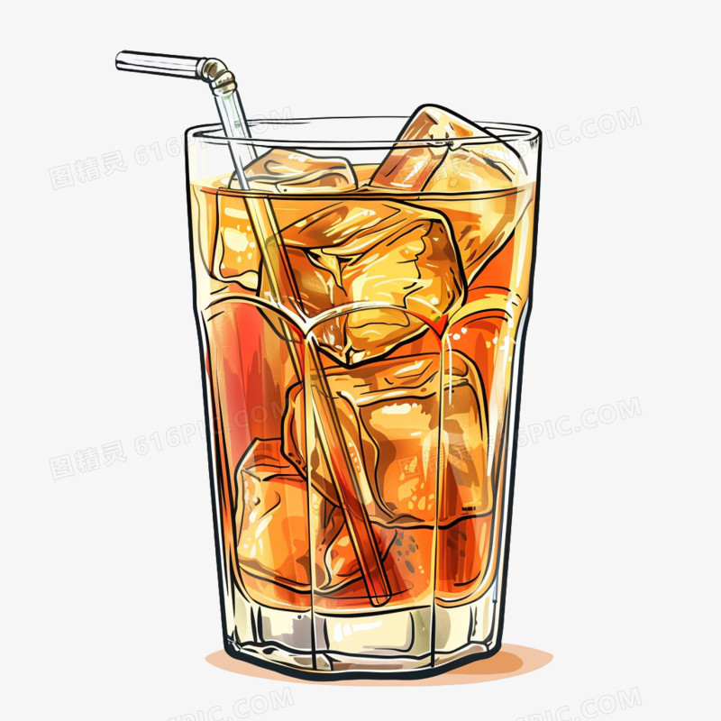 插画风啤酒免抠素材