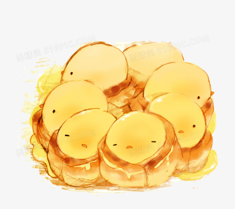 抱团的小鸡