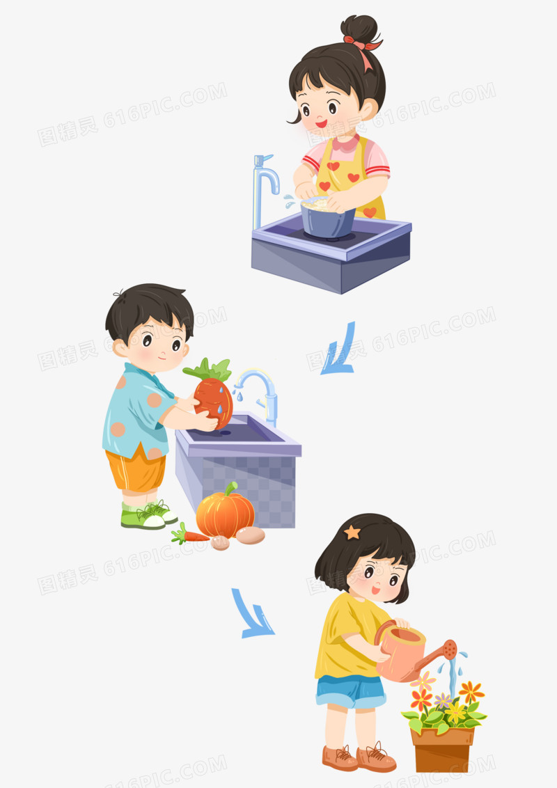 一水多用免抠元素