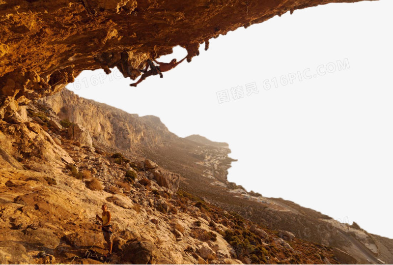 户外登山的人物