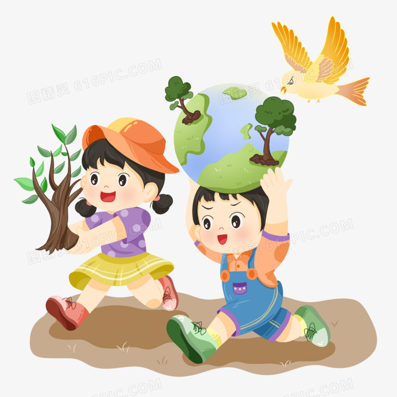盗窃生态植物免抠元素