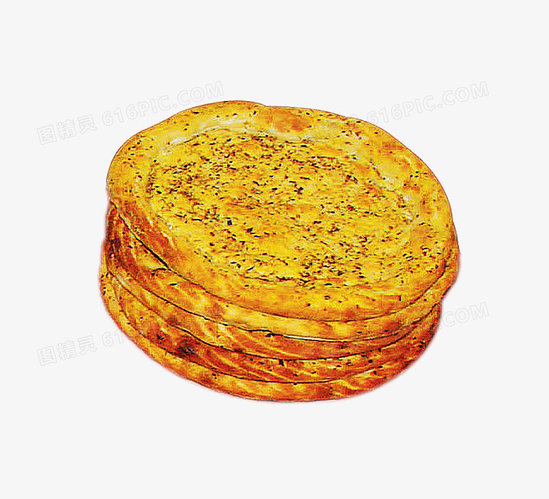 烤馕pngpng三个馕饼png手绘卡通立夏水果黄馕西瓜pngpsd特色美食馕